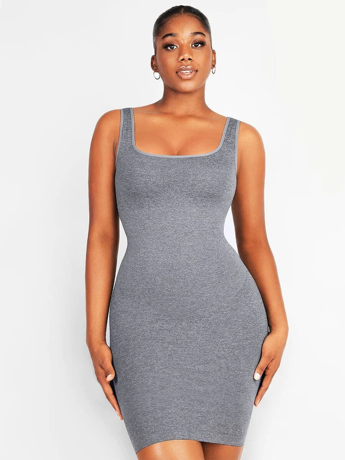 Seamless Mini Cami Dress w/ Built in Faja