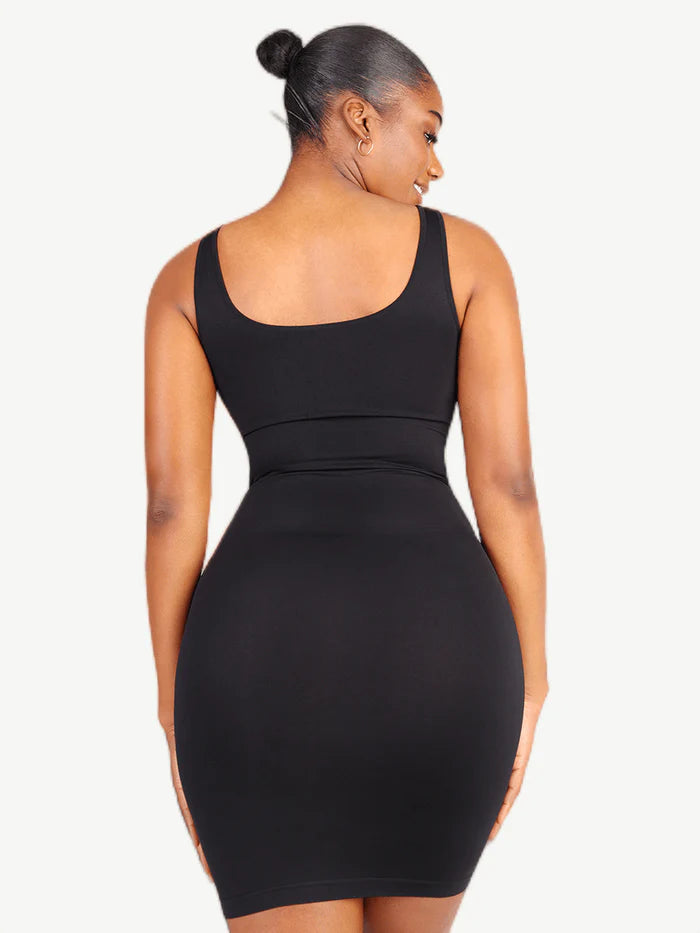 Seamless Mini Cami Dress w/ Built in Faja