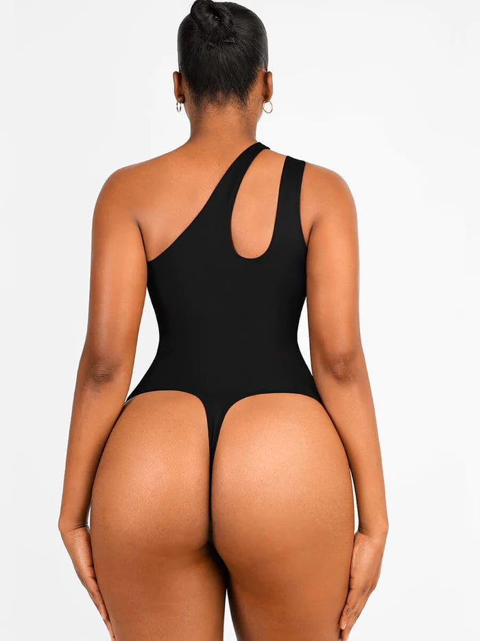 Cross Chest Bodysuit (Thong) Double Waist Support