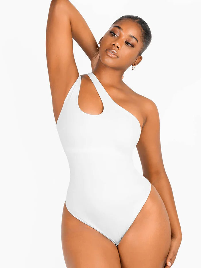Cross Chest Bodysuit (Thong) Double Waist Support