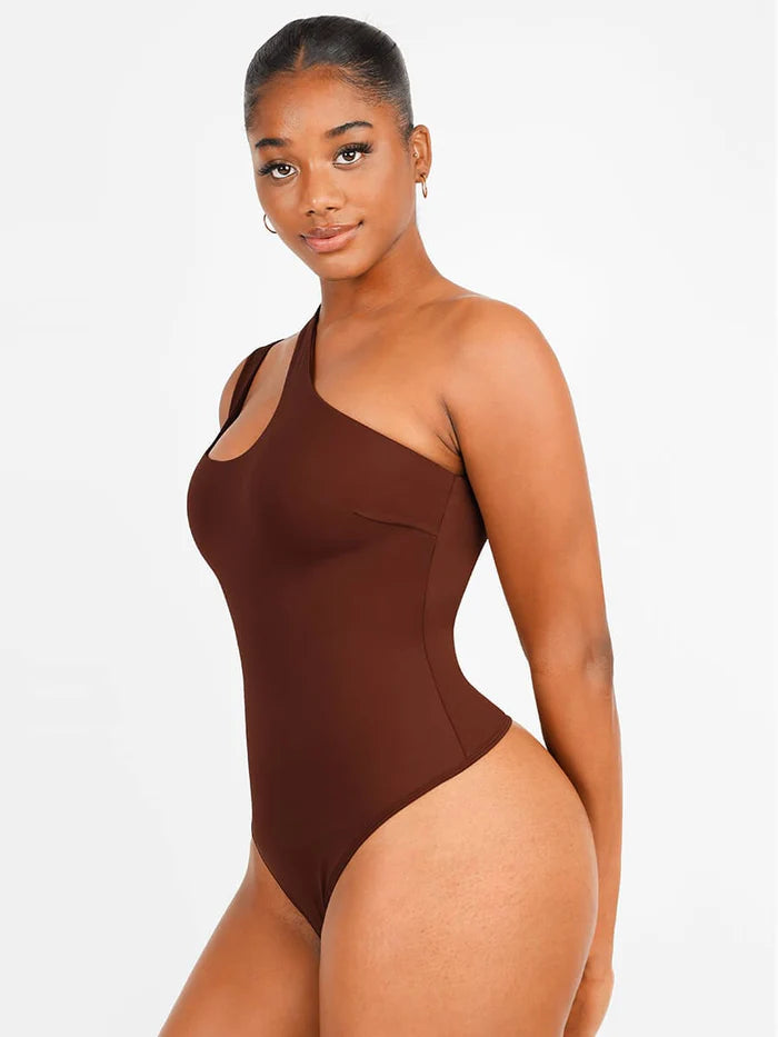 Cross Chest Bodysuit (Thong) Double Waist Support