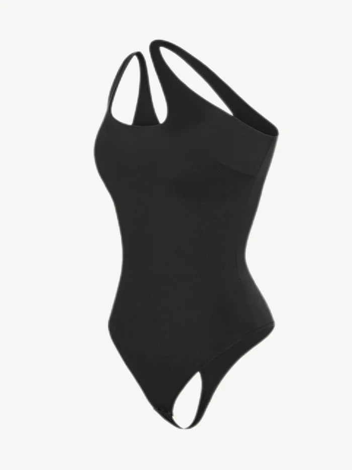 Cross Chest Bodysuit (Thong) Double Waist Support