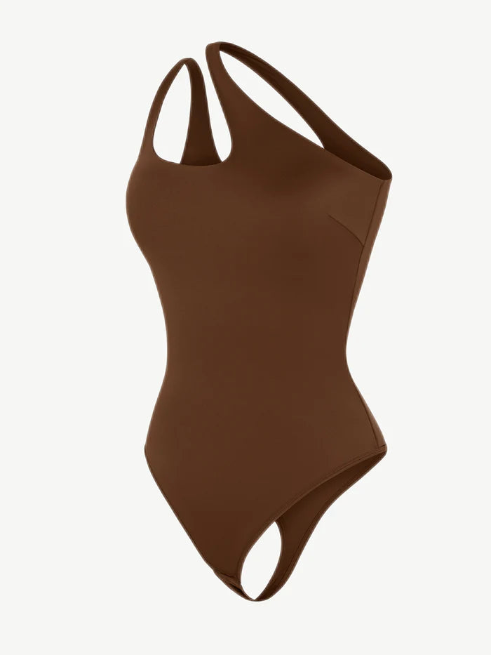 Cross Chest Bodysuit (Thong) Double Waist Support