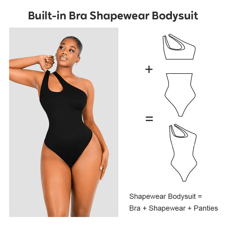 Cross Chest Bodysuit (Thong) Double Waist Support