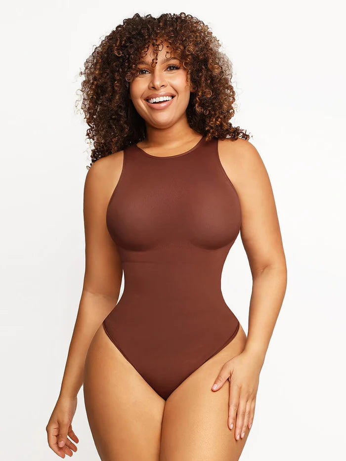 Seamless Second Skin Feel (Outer Crew) Thong Design Bodysuit ๐ฟ Eco-friendly