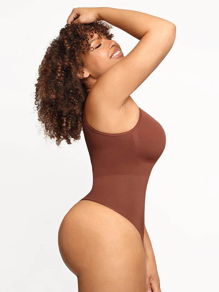 Seamless Second Skin Feel (Outer Crew) Thong Design Bodysuit ๐ฟ Eco-friendly