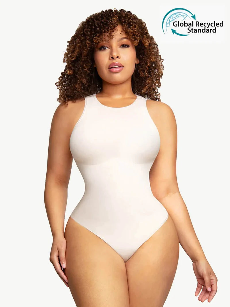 Seamless Second Skin Feel (Outer Crew) Thong Design Bodysuit ๐ฟ Eco-friendly