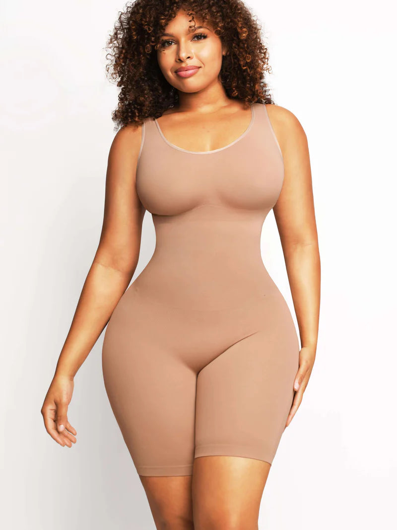 Seamless Full Body 4-Way-Stretch Shape-Wear ๐ฟ Eco-friendly Second Skin Breast Support Body Sculpting