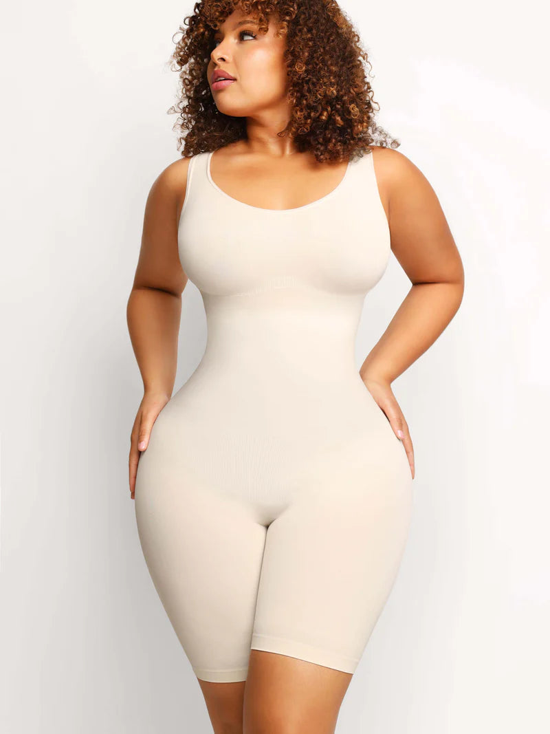 Seamless Full Body 4-Way-Stretch Shape-Wear ๐ฟ Eco-friendly Second Skin Breast Support Body Sculpting