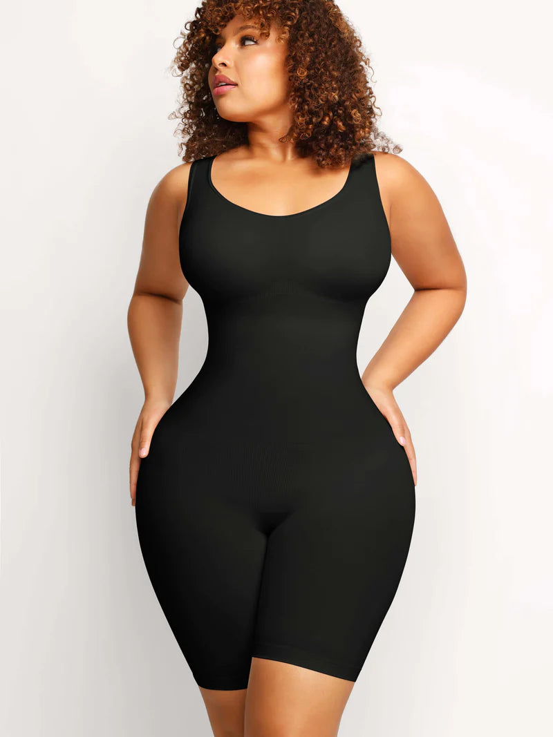 Seamless Full Body 4-Way-Stretch Shape-Wear ๐ฟ Eco-friendly Second Skin Breast Support Body Sculpting