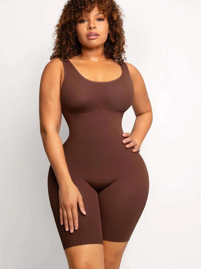 Seamless Full Body 4-Way-Stretch Shape-Wear ๐ฟ Eco-friendly Second Skin Breast Support Body Sculpting