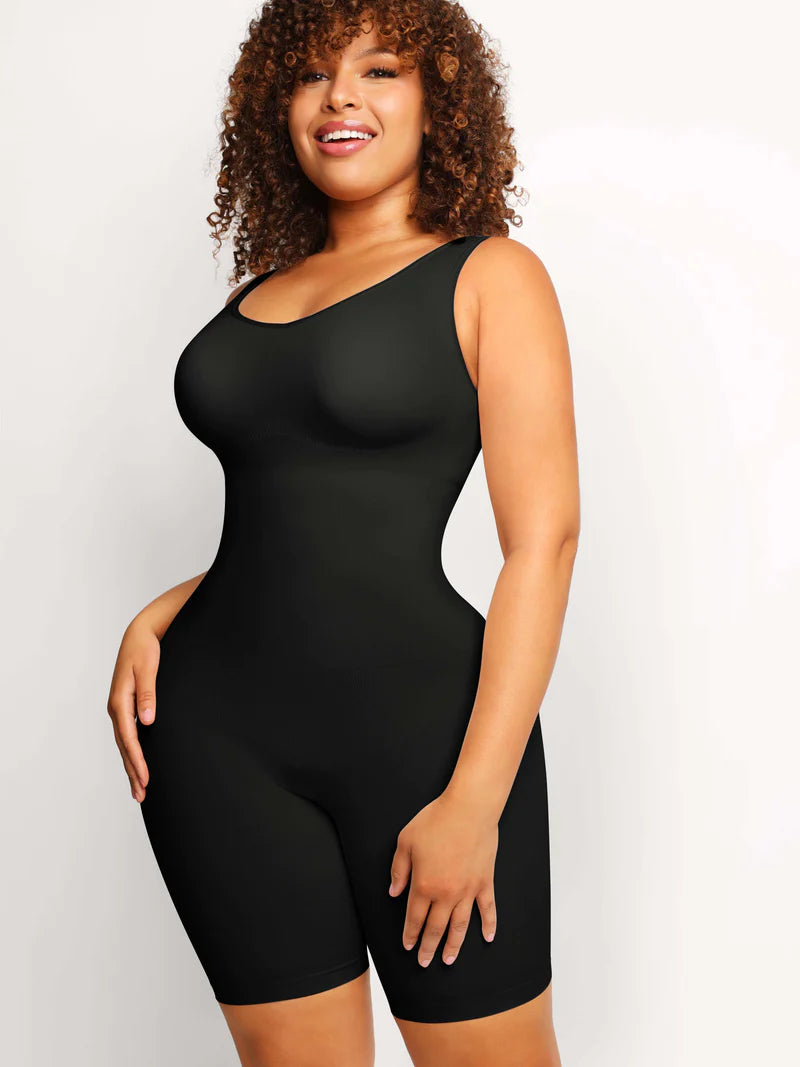 Seamless Full Body 4-Way-Stretch Shape-Wear ๐ฟ Eco-friendly Second Skin Breast Support Body Sculpting
