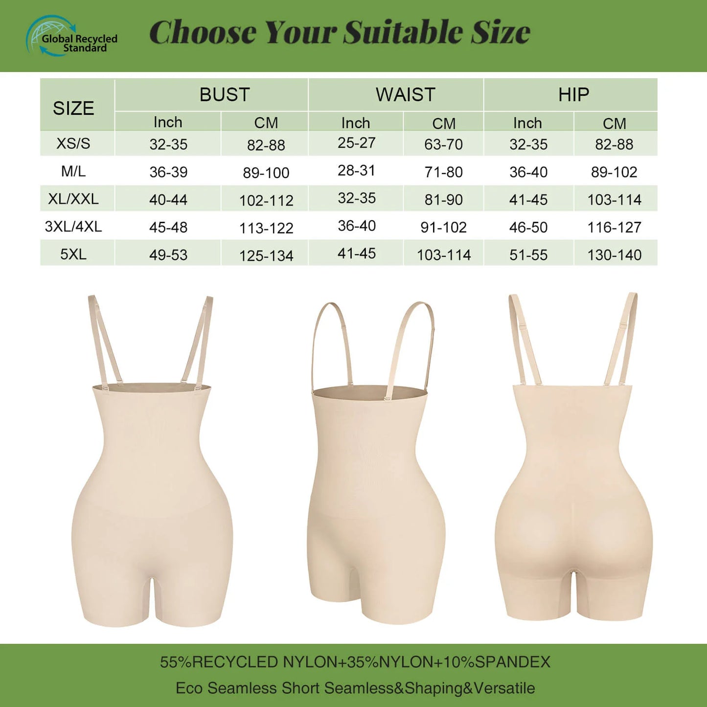 Seamless; High-Waist Tummy Control Shorts; Eco-friendly🌿; Second Skin Feel; Butt Support