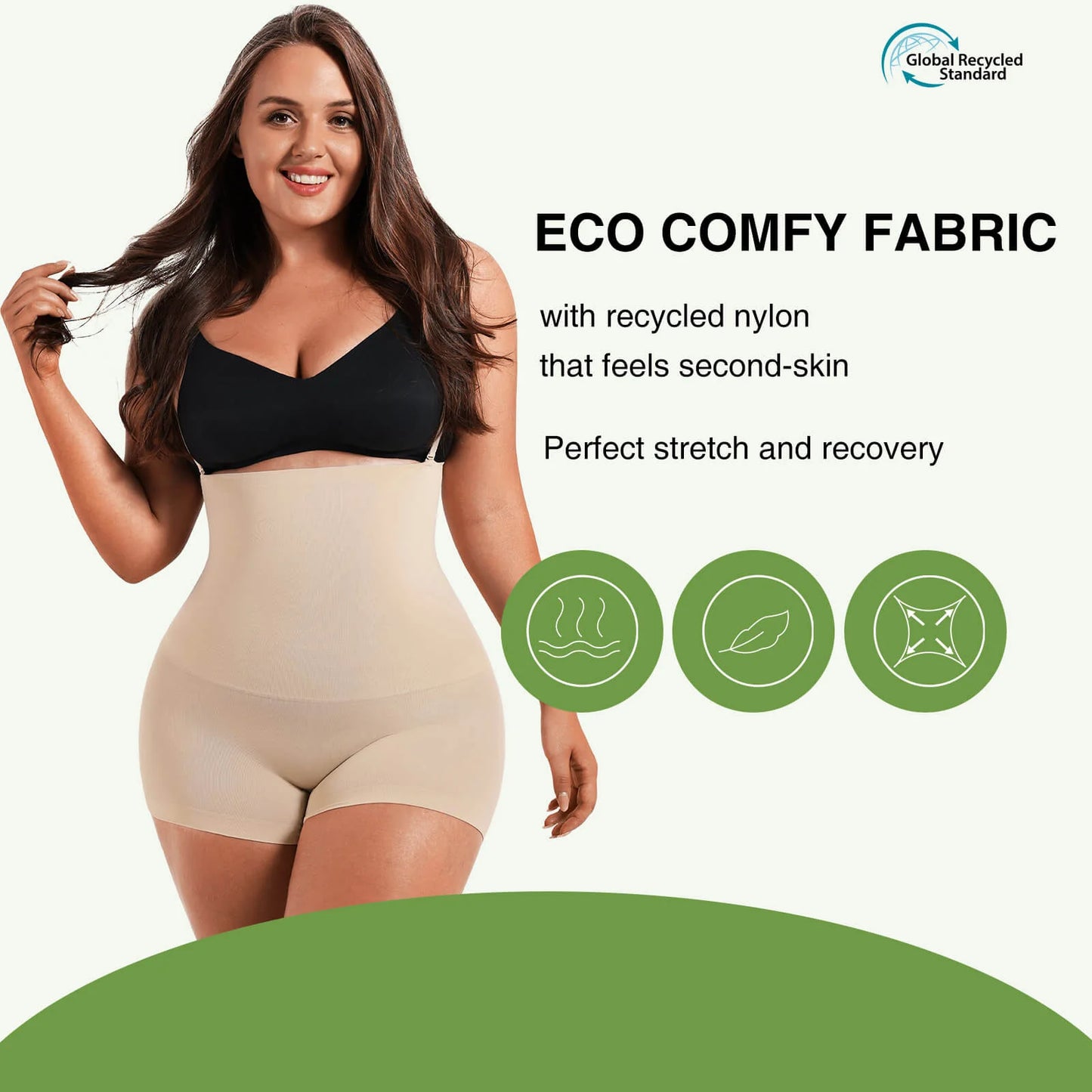 Seamless; High-Waist Tummy Control Shorts; Eco-friendly🌿; Second Skin Feel; Butt Support