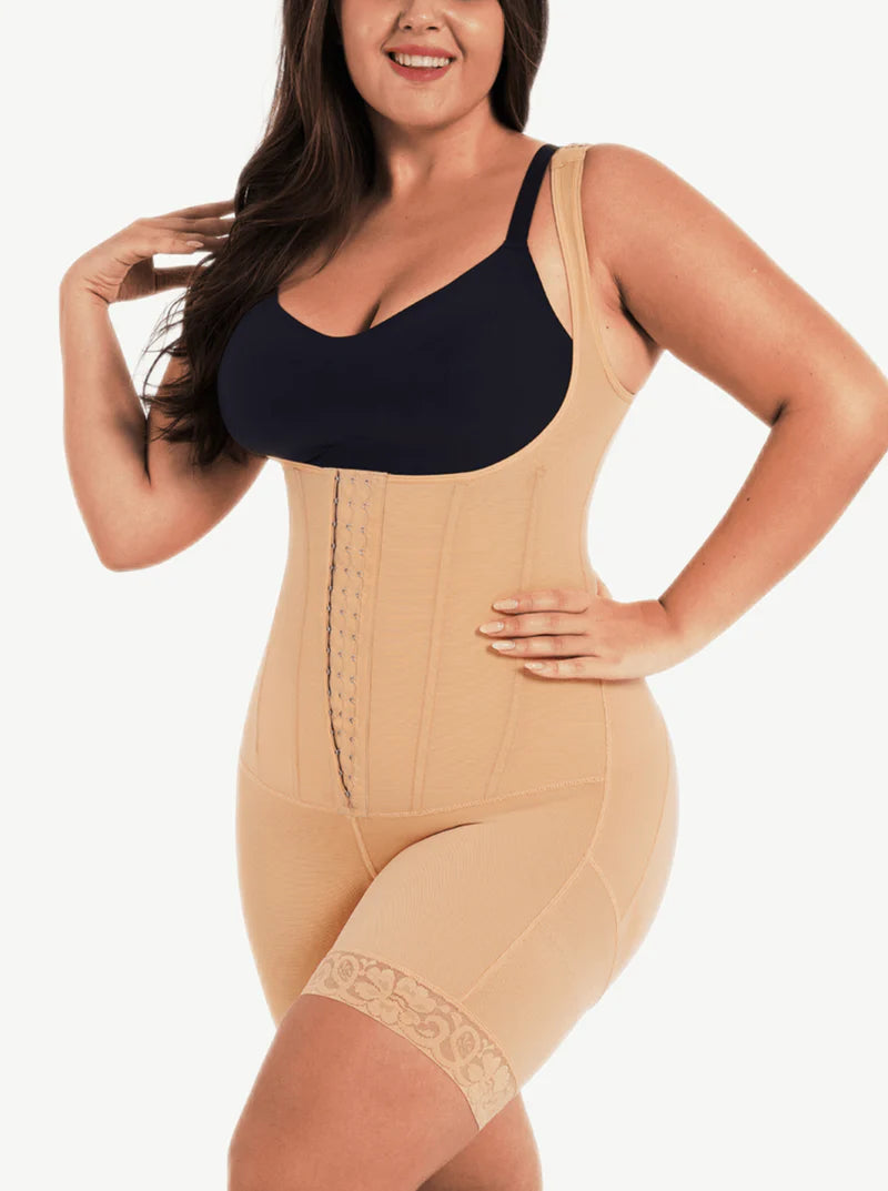 Steel Bone Bodysuit with Tummy Control and Butt Lifting Technology