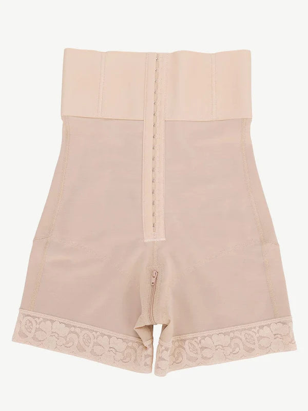 Triple-Breasted High-waist Shaper Shorts