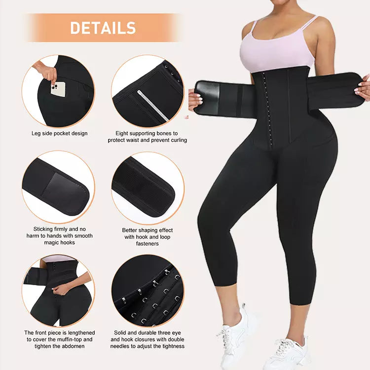 Hard Compression Single Waist Band Leggings