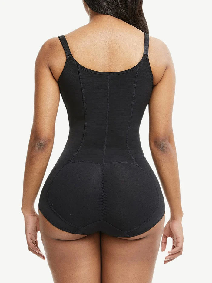 (Stage 3) Post Surgical Brief Panty Bodysuit with Front Zipper