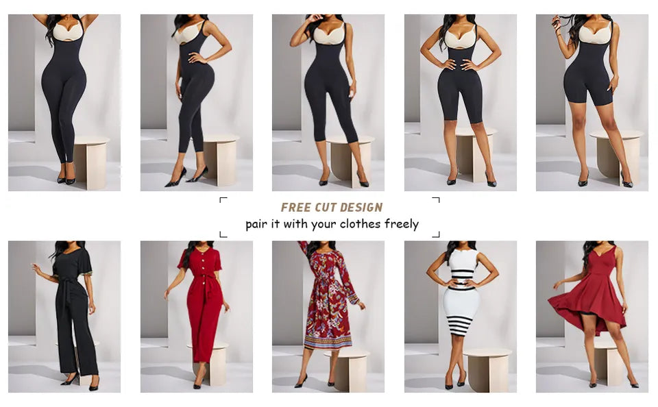 Double Layer Compression Customizable/Complete Whole Body Shaper