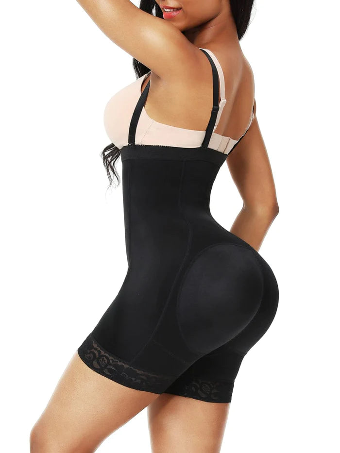 The Tummy Trimmer Shaper Shorts with Added Tummy Support Belt Attachment