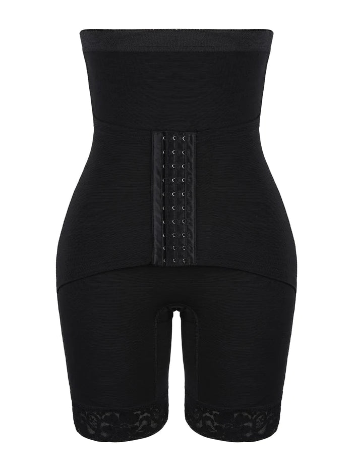 The Tummy Trimmer Shaper Shorts with Added Tummy Support Belt Attachment