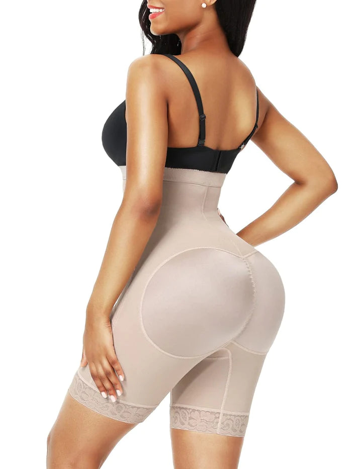 The Tummy Trimmer Shaper Shorts with Added Tummy Support Belt Attachment