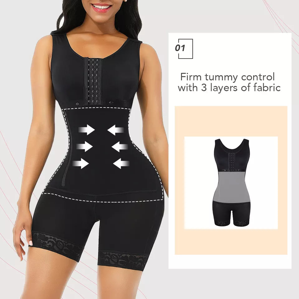 Post-surgical Full Body Shaper Recommended for BBL and Lipo Procedures (STAGE 2)