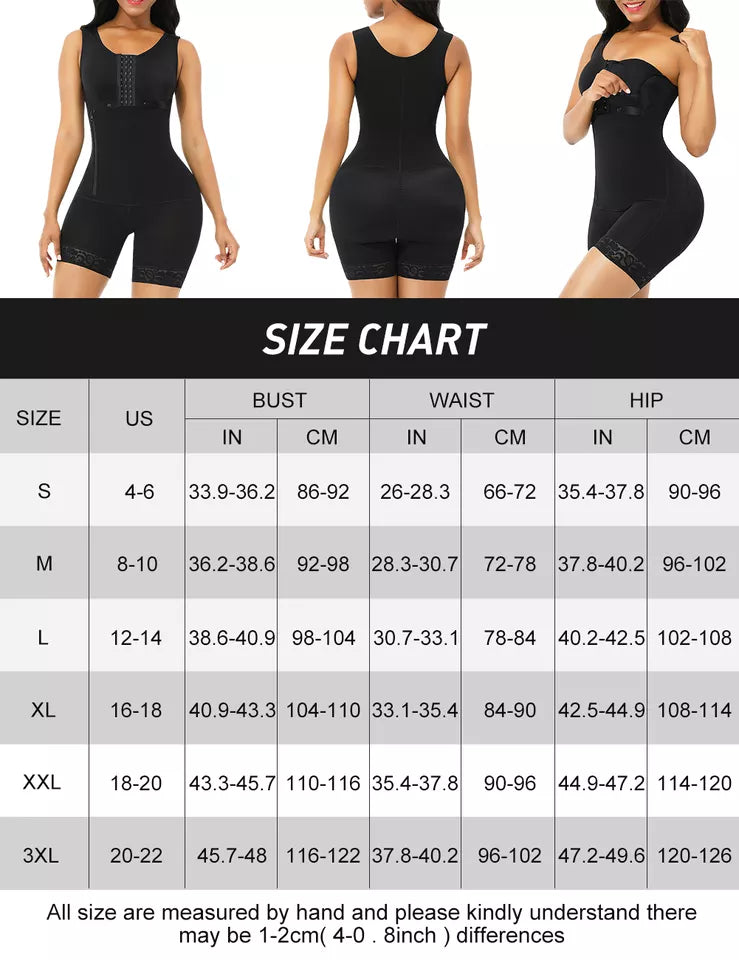 Post-surgical Full Body Shaper Recommended for BBL and Lipo Procedures (STAGE 2)