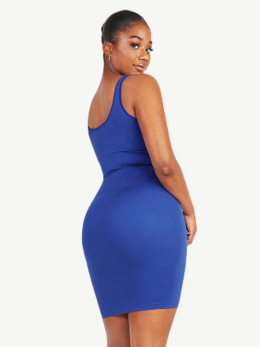 Seamless Mini Cami Dress w/ Built in Faja