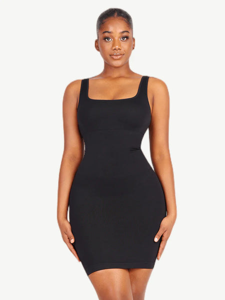 Seamless Mini Cami Dress w/ Built in Faja