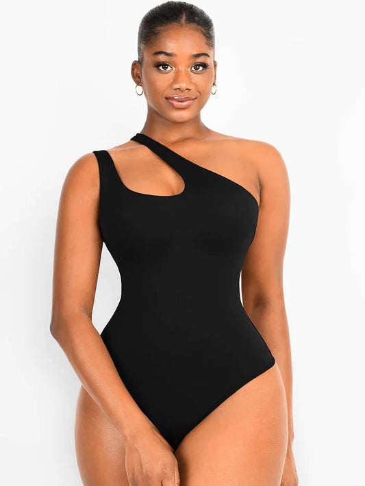 Cross Chest Bodysuit (Thong) Double Waist Support