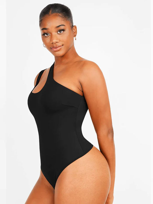 Cross Chest Bodysuit (Thong) Double Waist Support