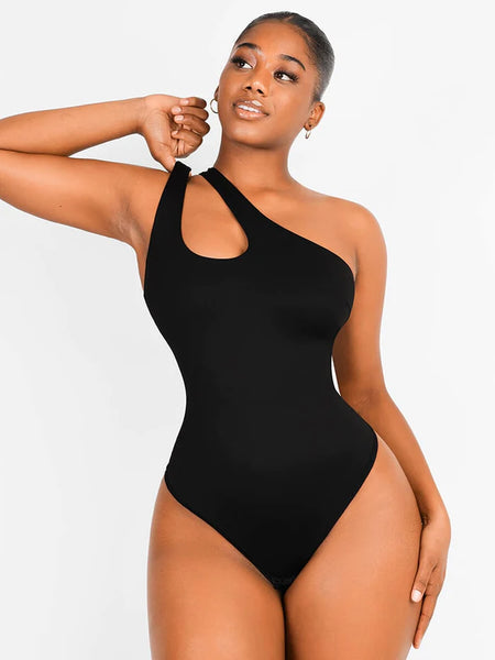 Cross Chest Bodysuit (Thong) Double Waist Support