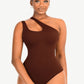 Cross Chest Bodysuit (Thong) Double Waist Support