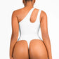 Cross Chest Bodysuit (Thong) Double Waist Support