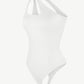 Cross Chest Bodysuit (Thong) Double Waist Support