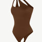 Cross Chest Bodysuit (Thong) Double Waist Support