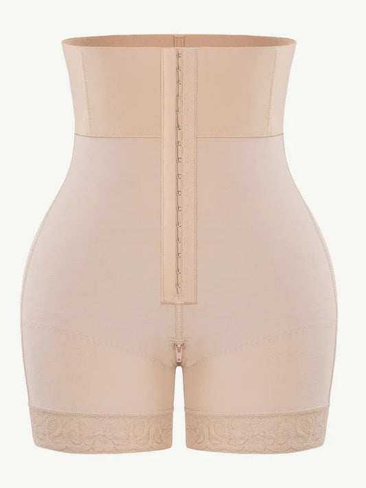 Triple-Breasted High-waist Shaper Shorts