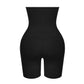 Waist Trainer Shorts with Three Row Hook and Eye Double Layer Fabric